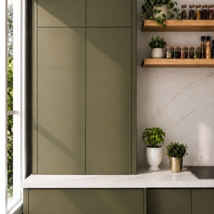 PB15 MINI – compact pocket door system for smaller cabinets 1