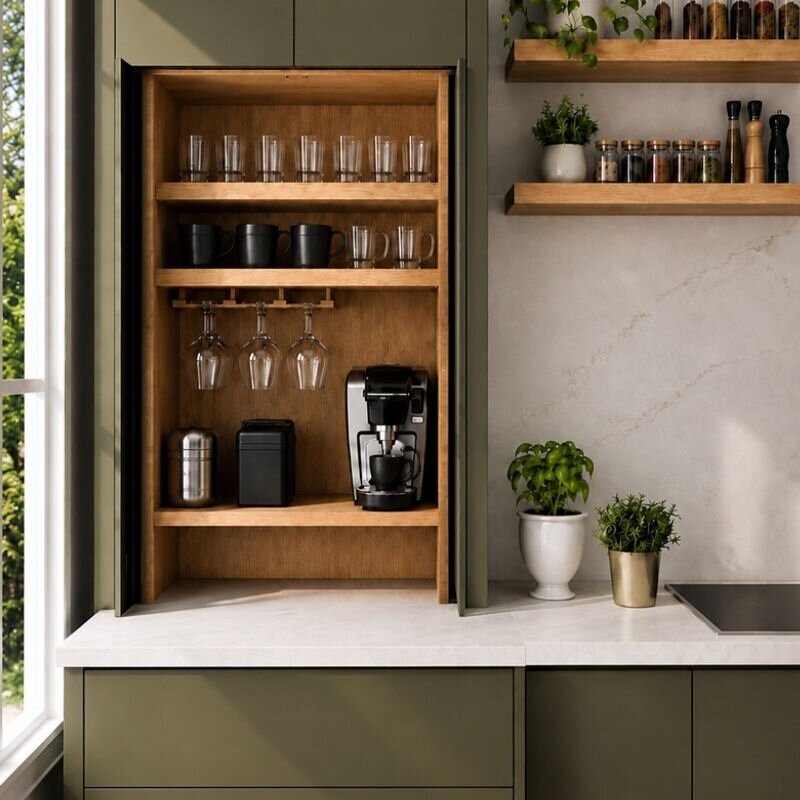 PB15 MINI – compact pocket door system for smaller cabinets PB15 MINI – compact pocket door system for smaller cabinets