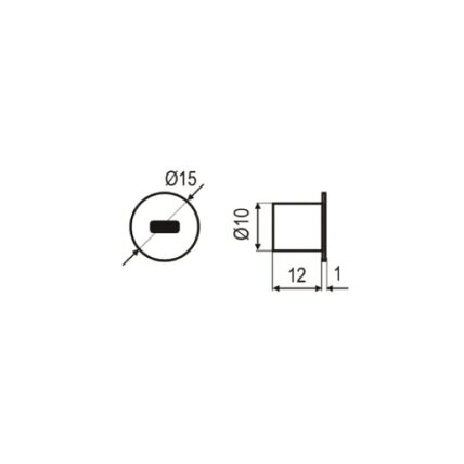 Door IR sensor switch recessed mounted 1 Door IR sensor switch recessed mounted 1