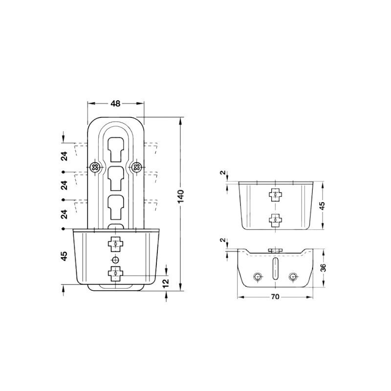 Bed connector for central-tie bar and slatted frame supports 1 Bed connector for central-tie bar and slatted frame supports 1