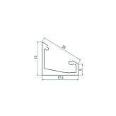 Profil LED do montażu narożnego Corner 60/30