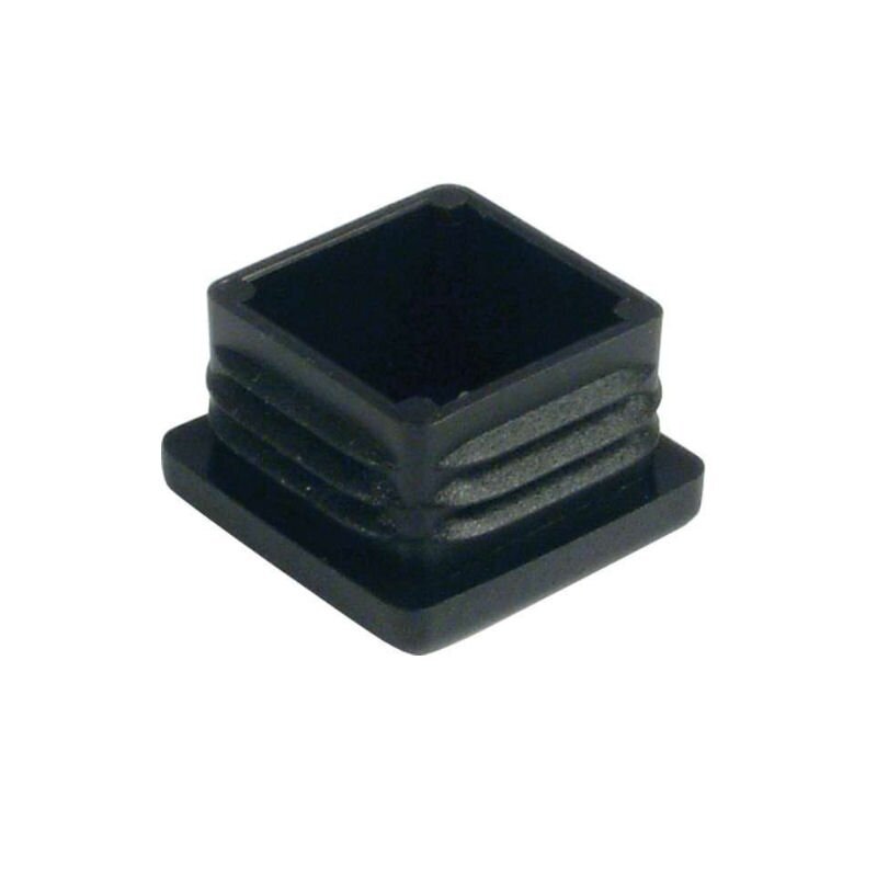 Square plug press fit into square tubes, 1.5-2 mm gauge Square plug press fit into square tubes, 1.5-2 mm gauge