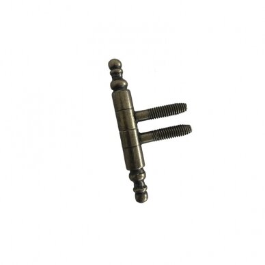 Iron hinge for small doors. Suitable for doors with rabbet and for full inset doors.