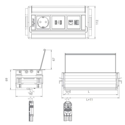 KompaktS bez ładowarki USB 3 KompaktS bez ładowarki USB 3