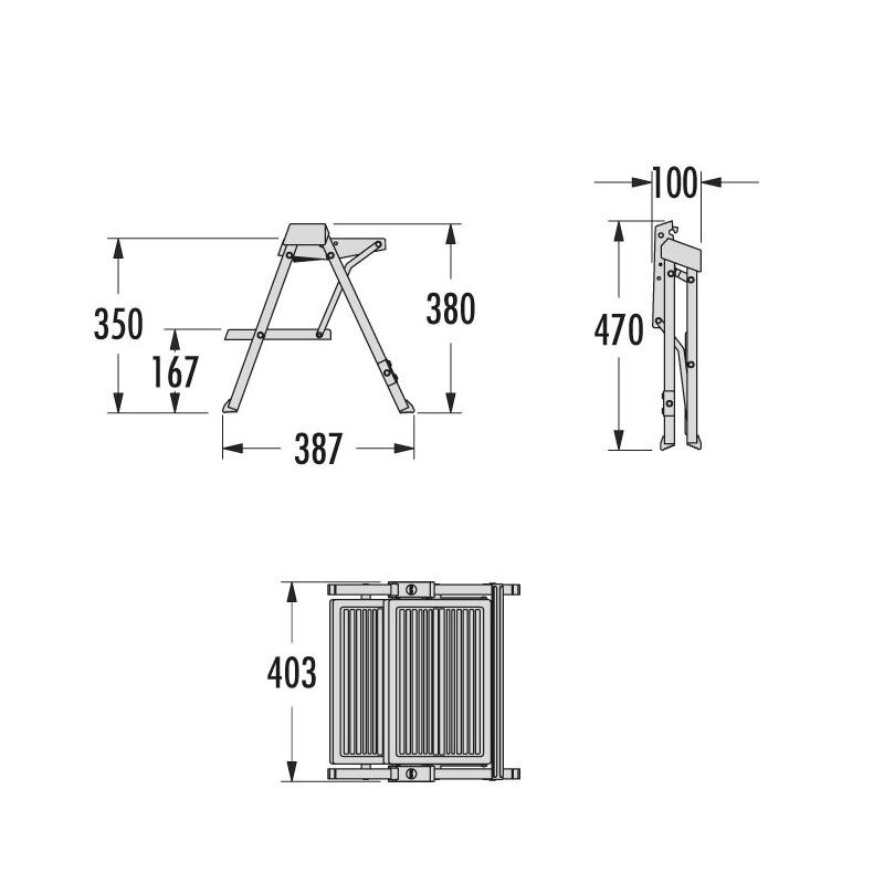 Stepladders „STEPFIX“ 2 Stepladders „STEPFIX“ 2