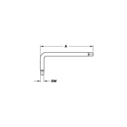 Allen key, L shape 1