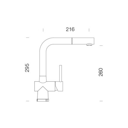 Mixer tap LAIOS W 3