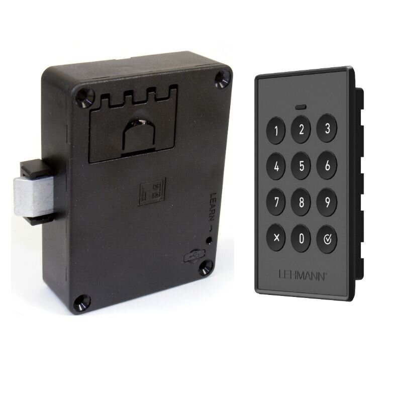 Electronic spring bolt lock M410 with keypad 6 Electronic spring bolt lock M410 with keypad 6