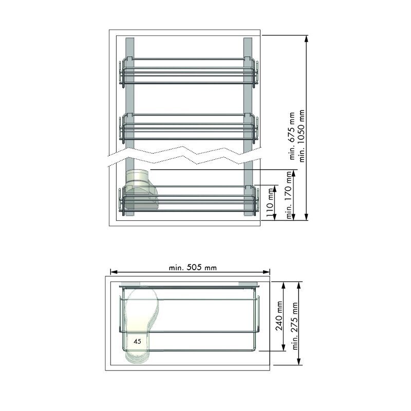Shelving system for shoes 2