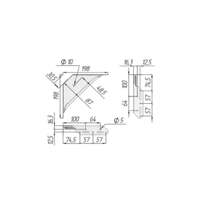 Bed corner bracket 1 Bed corner bracket 1