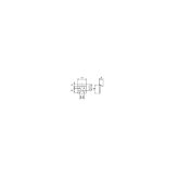 Striker plate, nickel Striker plate, nickel