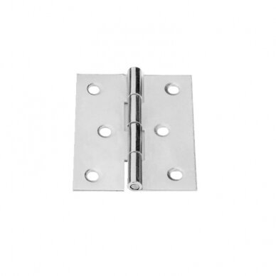 Rolled hinge 40x40x1 mm, zinc plated