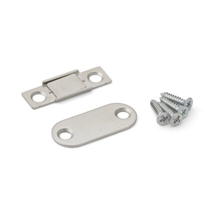 Magnetic catch with counterplate, ultra-thin, 26.5N