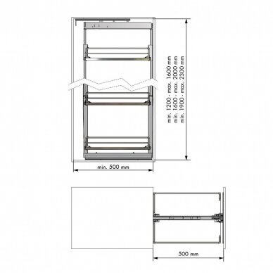 Pull-out system „MENAGE CONFORT“ 25