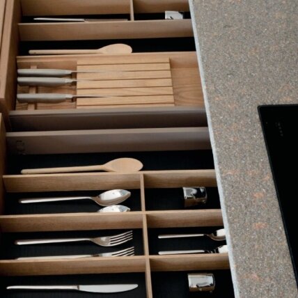 Wooden cutlery trays RIMA LINE 1