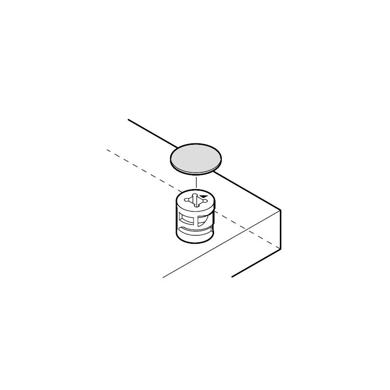 Wooden cover cap for connector housings, Ø - 18 mm, self-adhesive 1 Wooden cover cap for connector housings, Ø - 18 mm, self-adhesive 1