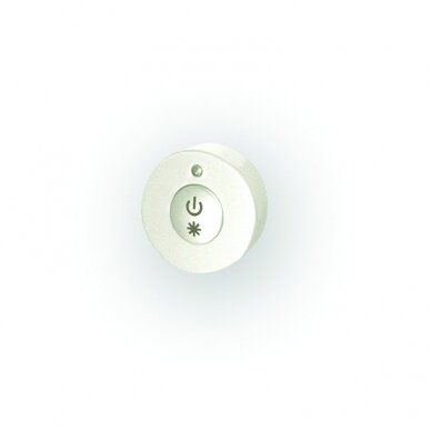 Mini remote round dimmer white with magnetic catch