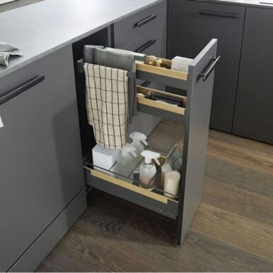 New base unit pull-outs Pinello
