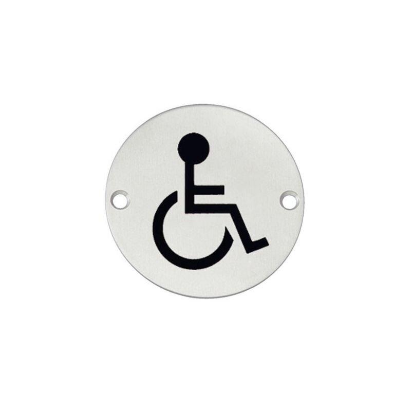 Graphic sign for doors "Disabled person" Graphic sign for doors "Disabled person"