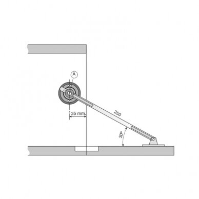 Opening mechanism for flap doors 1