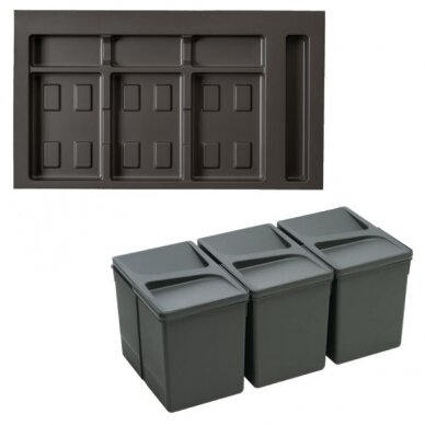 Bin sets for 900 mm cabinet width 2
