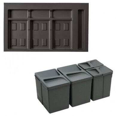 Bin sets for 900 mm cabinet width 3