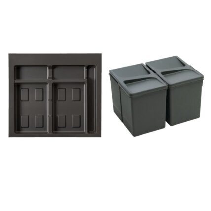 Bin sets for 600 mm drawer width 4 Bin sets for 600 mm drawer width 4
