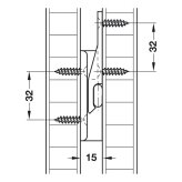 Suspension Fitting, AD 15 Angled Component