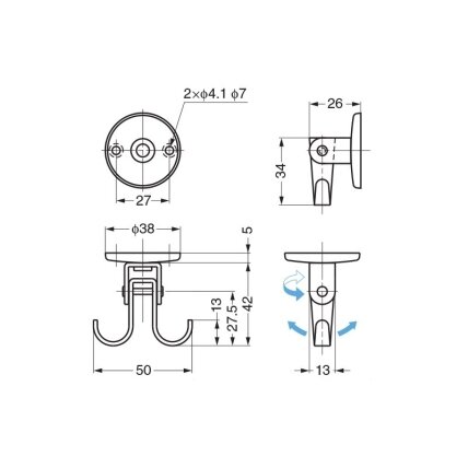 Hook SU.RF-U50 3 Hook SU.RF-U50 3
