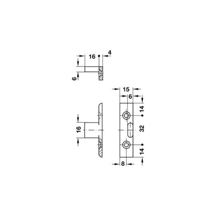 Panel component with lip of „Suspension“ fitting 1