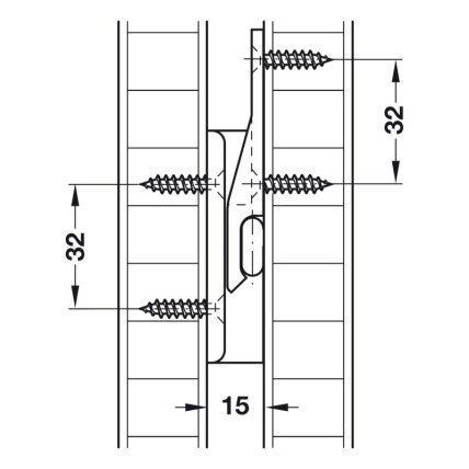 Przyłącze do montażu panelowego „Suspension AD 15“ 1 Przyłącze do montażu panelowego „Suspension AD 15“ 1