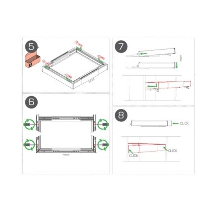 PAPILLON frame set with Grass NovaPro rails 4