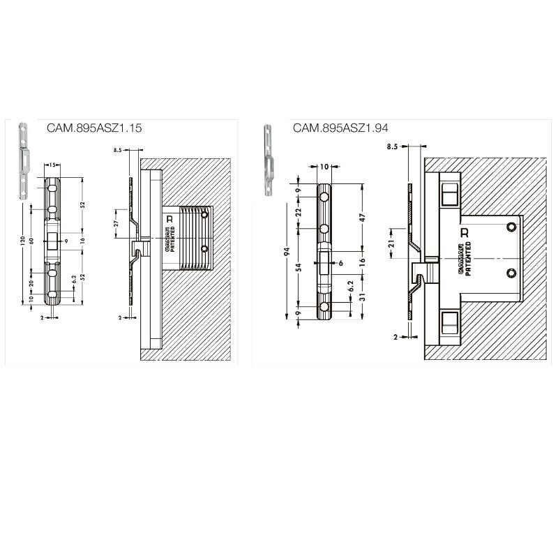Hanging plate for hanger 821 1 Hanging plate for hanger 821 1