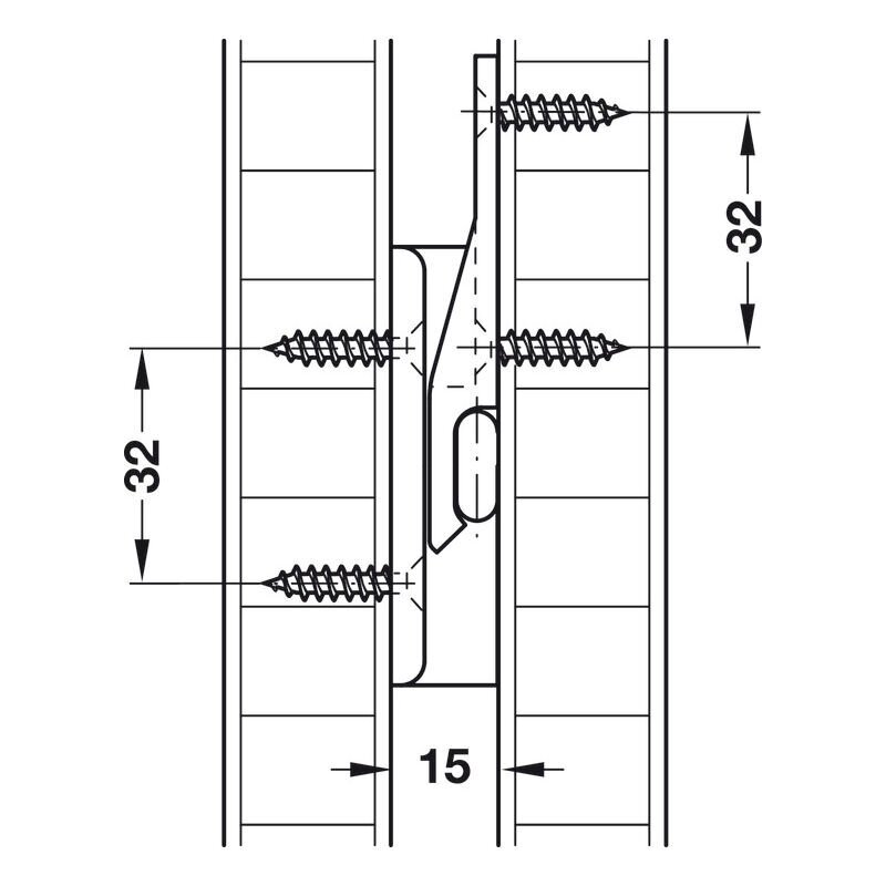 Przyłącze do montażu panelowego „Suspension AD 15“ 1 Przyłącze do montażu panelowego „Suspension AD 15“ 1