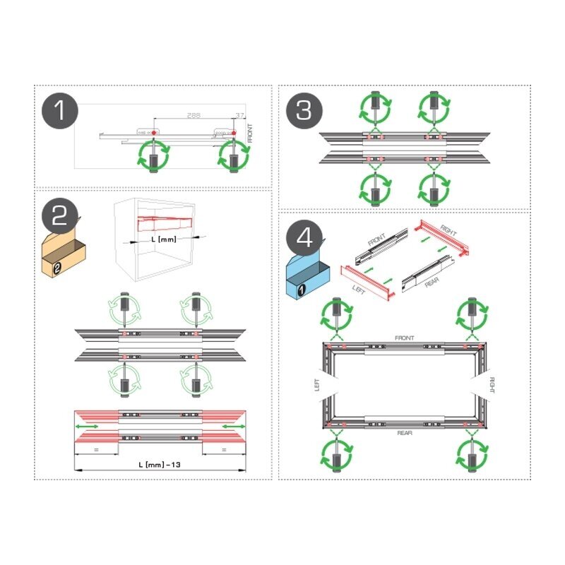 PAPILLON frame set with Grass NovaPro rails 3 PAPILLON frame set with Grass NovaPro rails 3