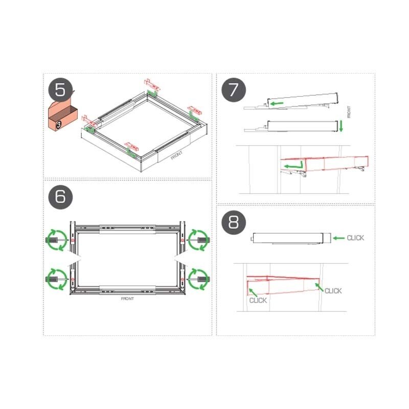 PAPILLON frame set with Grass NovaPro rails 4