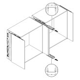 PB15 Mini Side connecting bracket kit for double doors PB15 Mini Side connecting bracket kit for double doors