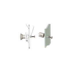 Sleeve for fixing handles to glass doors