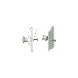 Plastic nut for glass