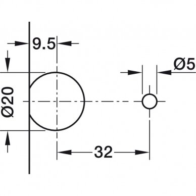 Obudowa złącza Rafix, Ø - 20 mm, tworzywo sztuczne 3