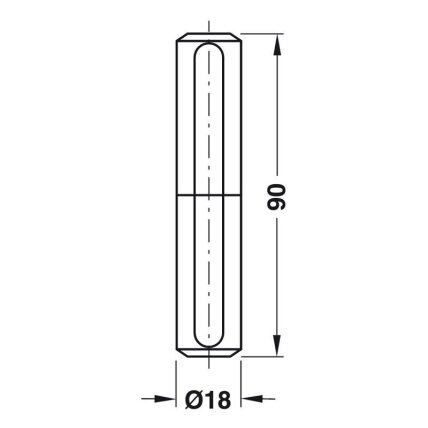Plastikinė apdaila reguliuojamiems vyriams 16 mm 1 Plastikinė apdaila reguliuojamiems vyriams 16 mm 1