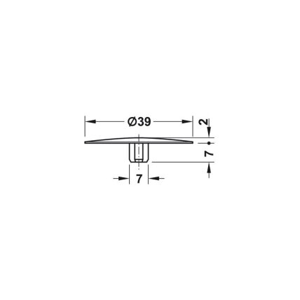 Cover cap for connector housing Maxifix 1