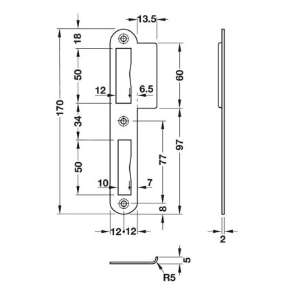 Pretplāksne ar izbīdījumu 1