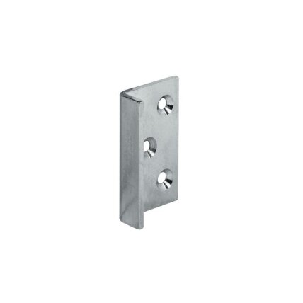 Angled striking plate, for Symo latchbolt rim lock, for screw fixing, 42x25x10 mm Angled striking plate, for Symo latchbolt rim lock, for screw fixing, 42x25x10 mm