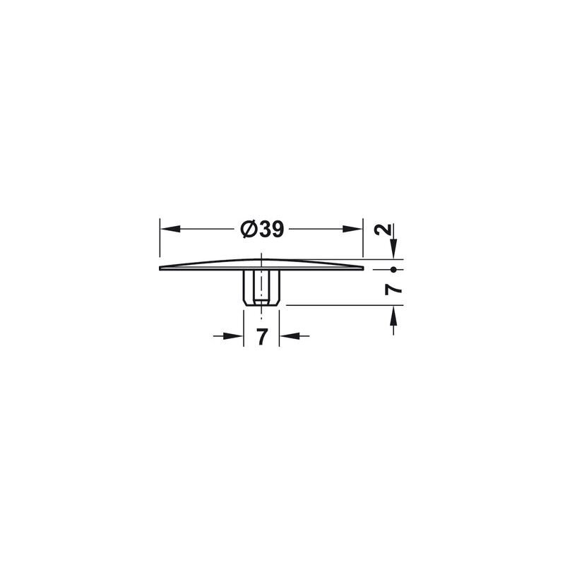 Cover cap for connector housing Maxifix 1