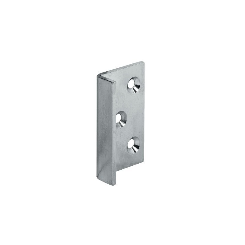 Angled striking plate, for Symo latchbolt rim lock, for screw fixing, 42x25x10 mm Angled striking plate, for Symo latchbolt rim lock, for screw fixing, 42x25x10 mm