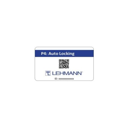 Karta programująca „P4: Auto Locking” do zamka elektronicznego CAPTURA Karta programująca „P4: Auto Locking” do zamka elektronicznego CAPTURA