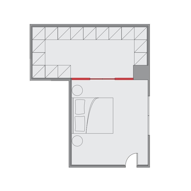 PS67 Sliding system for pocket glass doors 4 PS67 Sliding system for pocket glass doors 4