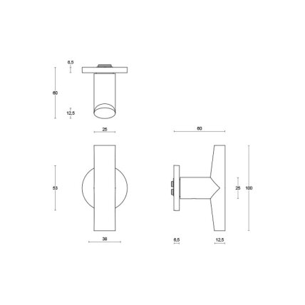 Handle INC PBI103-G 1 Handle INC PBI103-G 1