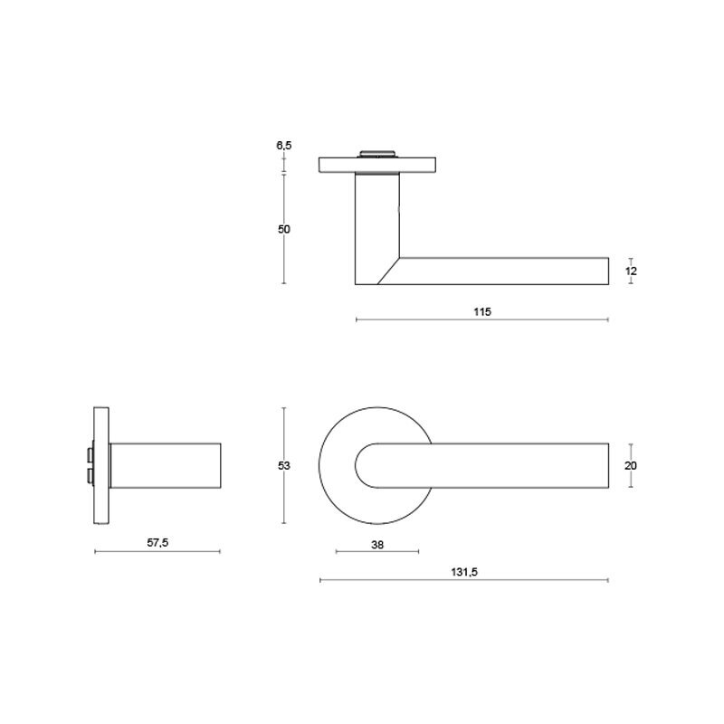 Handle ARC PBA100-G 1 Handle ARC PBA100-G 1